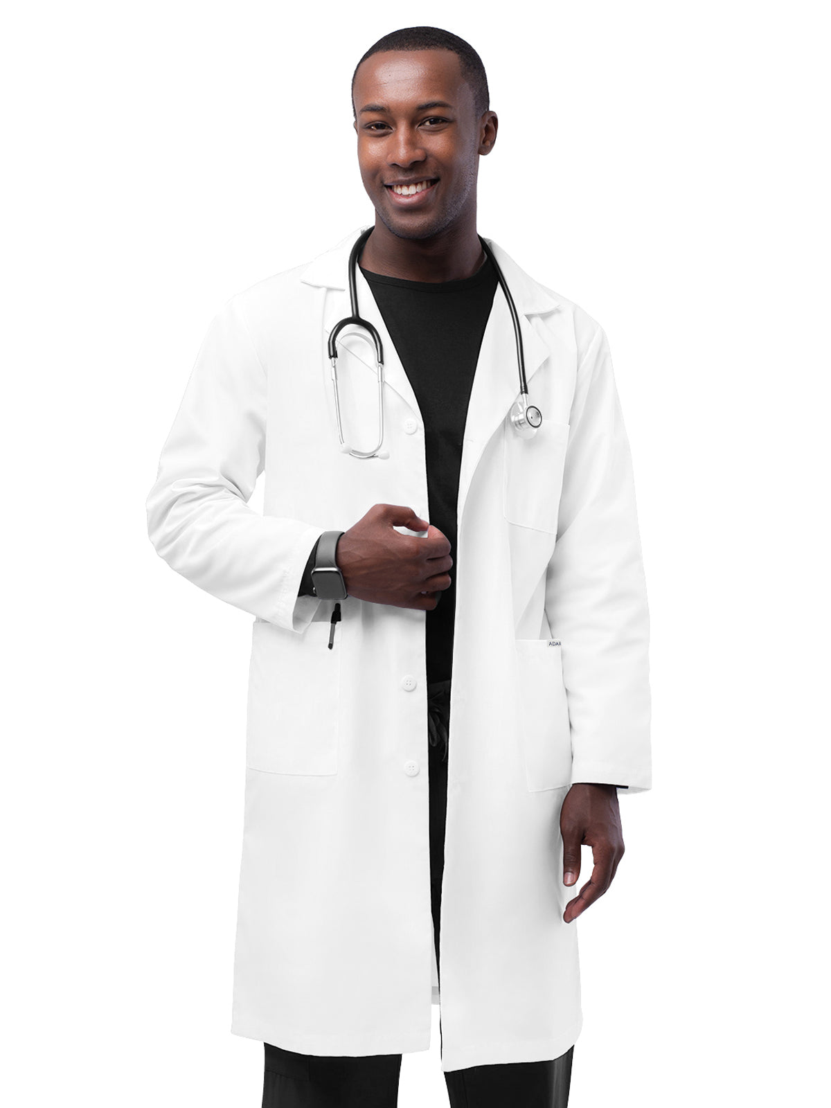 Adar Universal Unisex Five-Pocket 39" Lab Coat