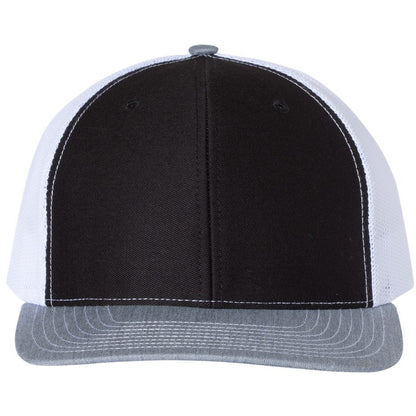 Black/ White/ Heather Grey