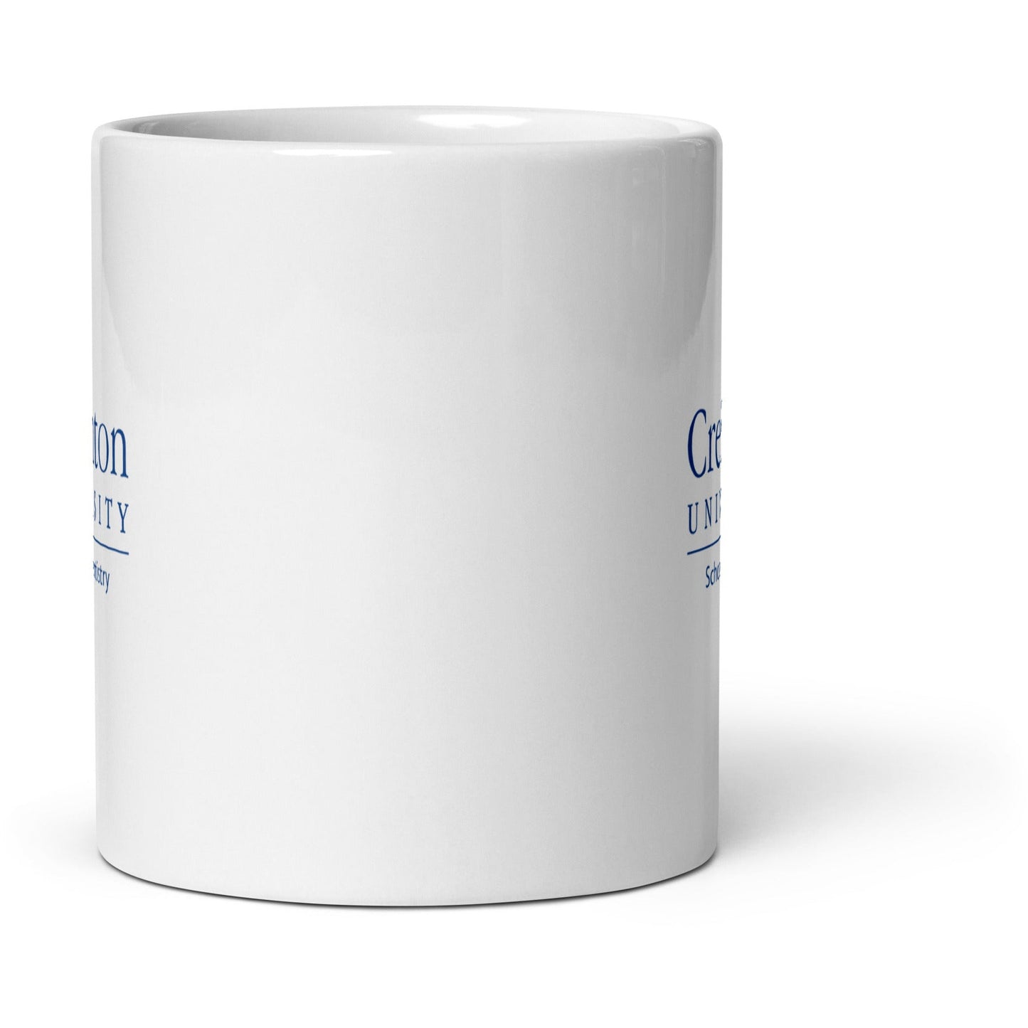 White glossy mug
