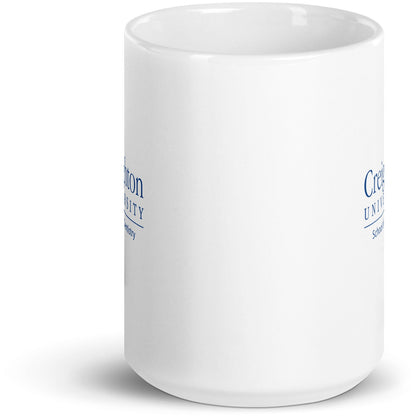 White glossy mug