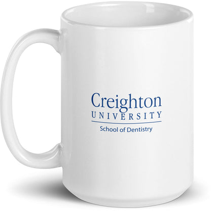 White glossy mug